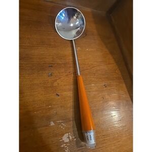 Gaydell Thermo Spoon Fahrenheit Temperature Orange Handle - Vintage 1960s
